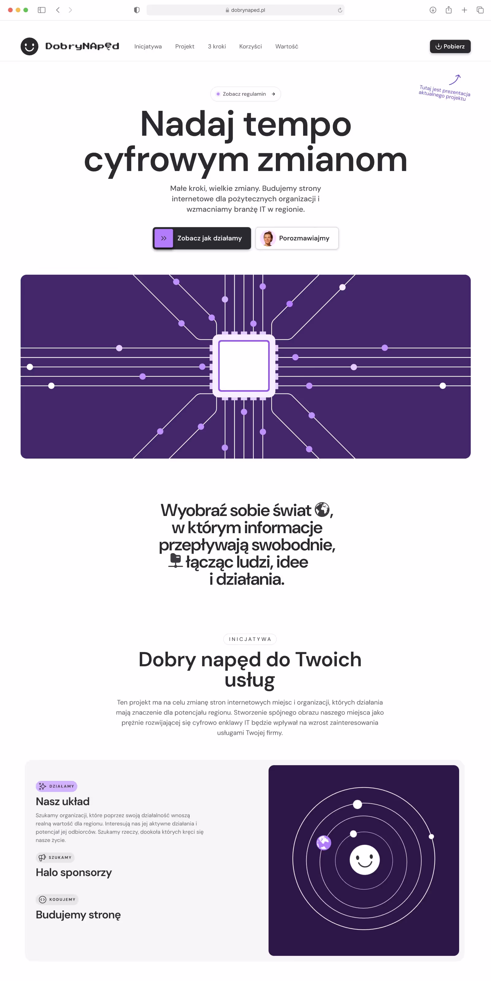 Przykładowa zajawka strony internetowej