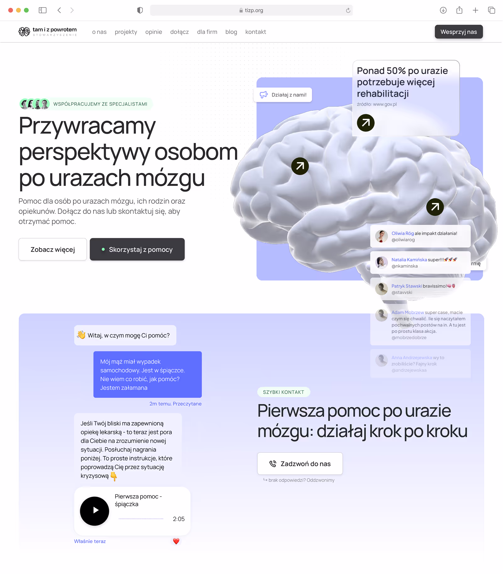 Przykładowa zajawka strony internetowej
